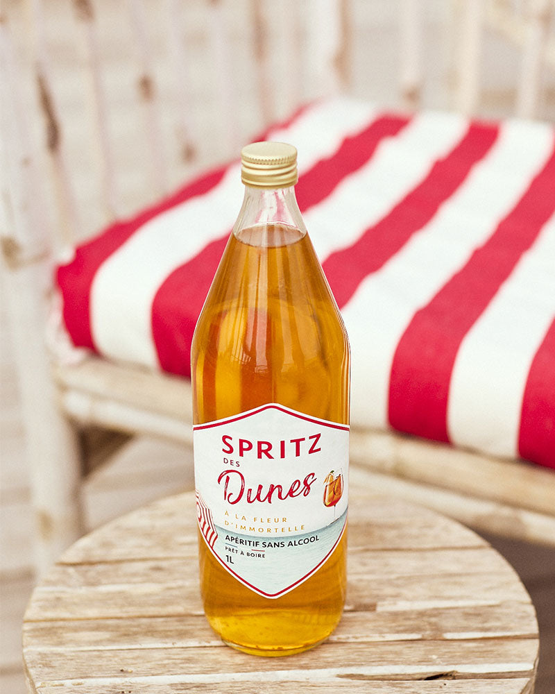 Spritz des Dunes cocktail sans alcool prêt à boire bouteille 1L