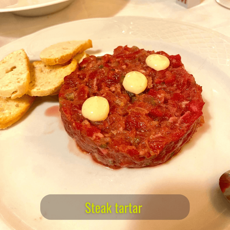 Buy 4 Steak Tartare of Beef Tenderloin Cut by Hand (150g/each)