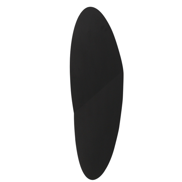 Zwarte Chericoni Piatto wandlamp, 2 lichts, GX53 fitting, voor sfeervolle verlichting in woon- en werkruimtes.