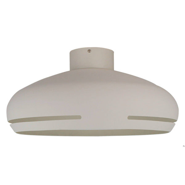 Crèmekleurige plafondlamp Chericoni Striscia Ø 45 cm, met een 1 lichts design en E27 fitting, ideaal voor elk interieur.