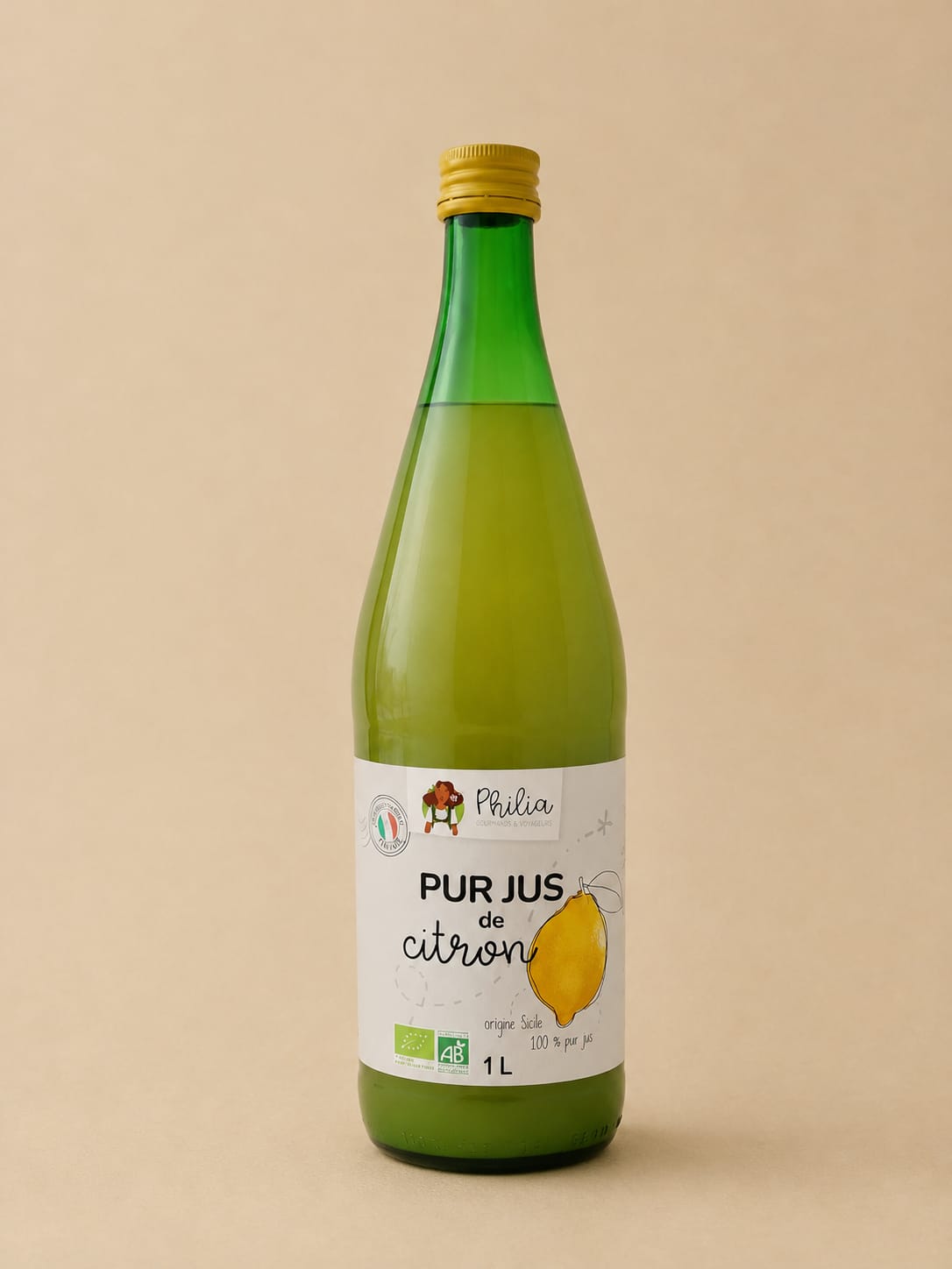 100% Organic Lemon Juice