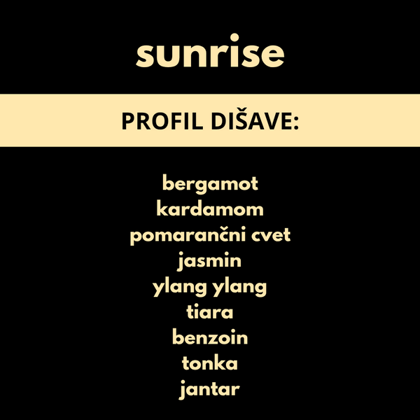 DIŠEČI VOSEK SUNRISE