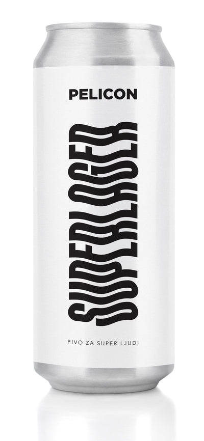 Superlager ‒ pivo za super ljudi v PLOČEVINKI