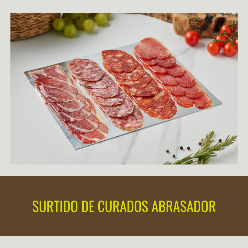 2 Surtidos de curados Abrasador ( 6 lonchas de jamón, lomo, chorizo, salchichón)