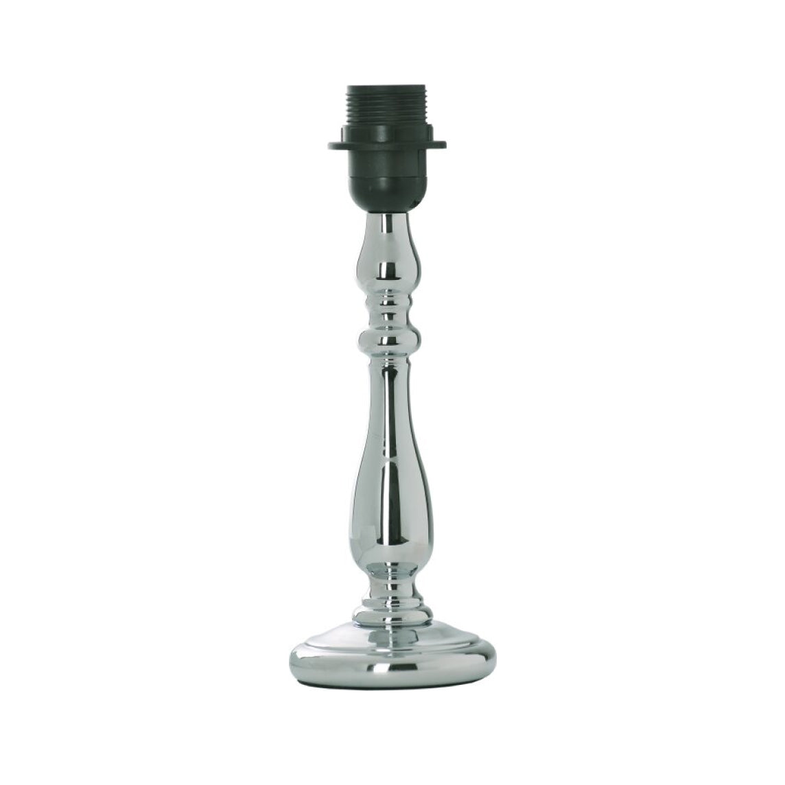Various Metal Lamp Base Nickel – Timeless Design at 29 cm Height with E27 Socket