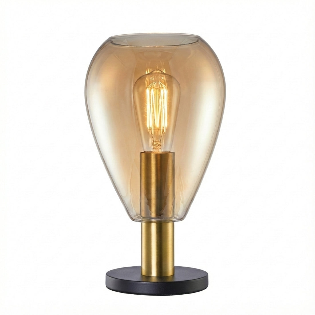 Lampada da Tavolo Various Gary – 1 luce – Ø18.5 cm – E27 – Oro