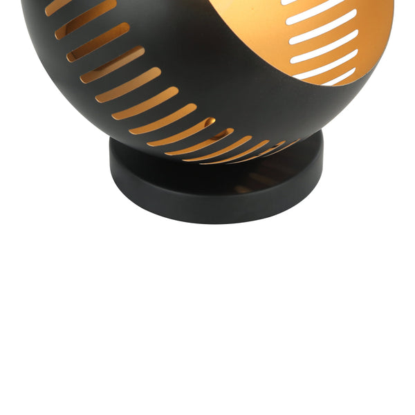 Diverse Globe Tafellamp – Industrieel & Modern – Zwart – Ø 25 cm – E27