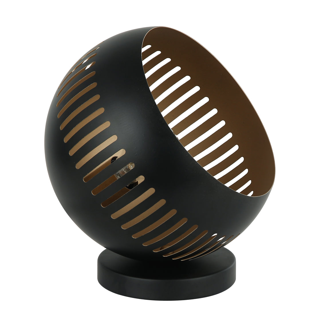 Diverse Globe Tafellamp – Industrieel & Modern – Zwart – Ø 25 cm – E27