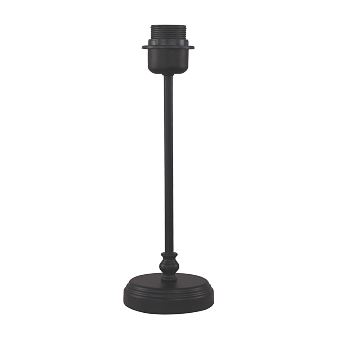 Various Metal Lamp Base in Black – Elegant Base for Your Table Lamp (36 cm)