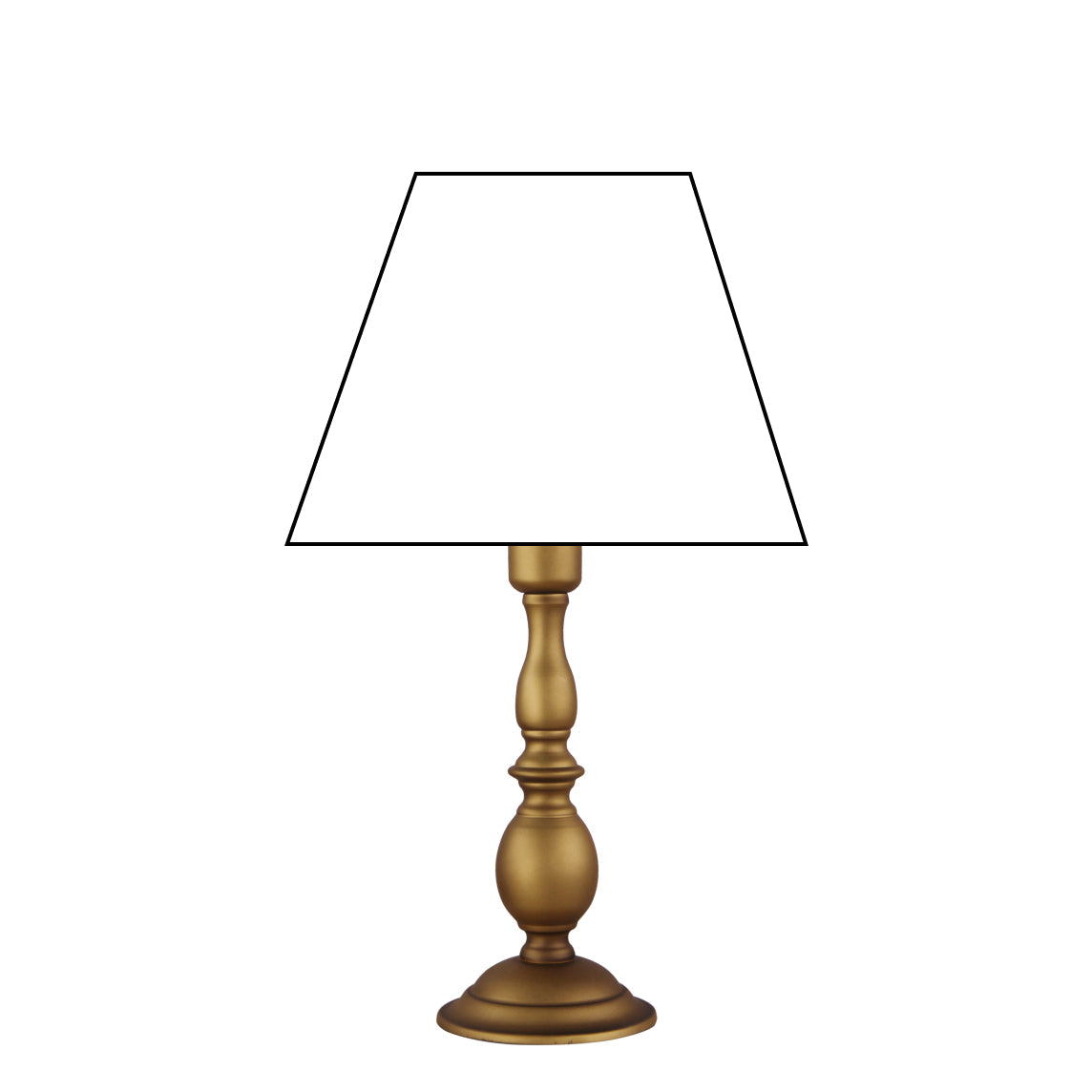 Various Metal Lamp Base in Bronze – Stylish Base for Your Table Lamp (25 cm / 33 cm)