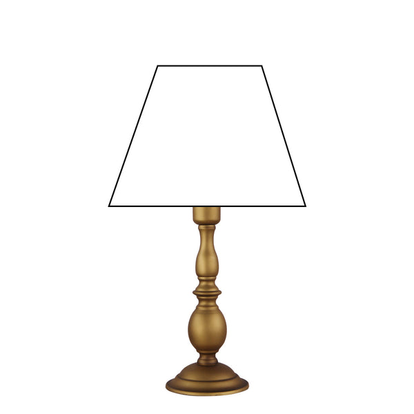 Various Metal Lamp Base in Bronze – Stylish Base for Your Table Lamp (25 cm / 33 cm)