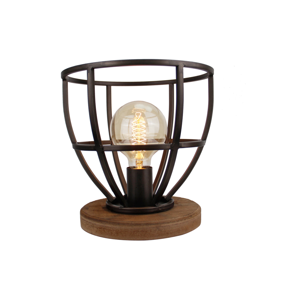 Lampada da Tavolo Various Frame – 1-bulbo – Ø25 cm – E27 – Nera