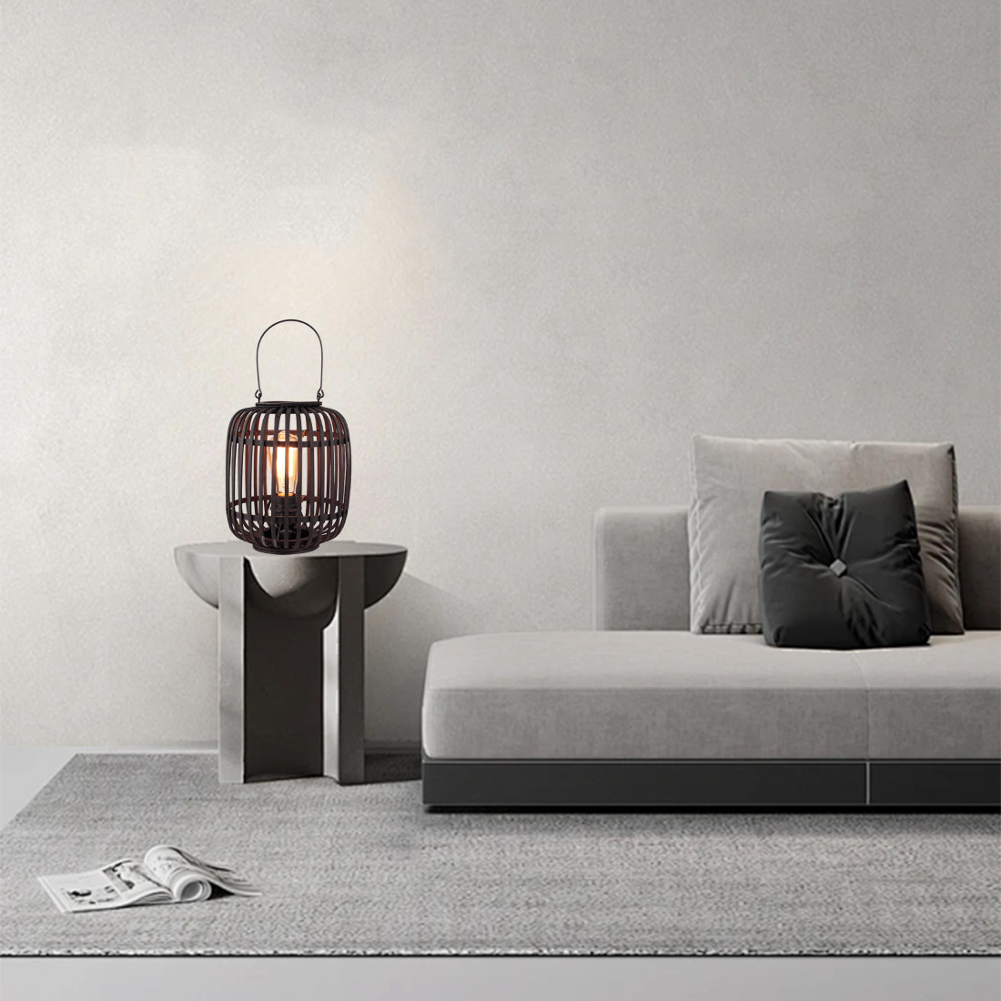 Various Wooden Nightstand Lamp - Small Table Lamp - for a Cozy Atmosphere - Perfect for Bedrooms and Living Rooms