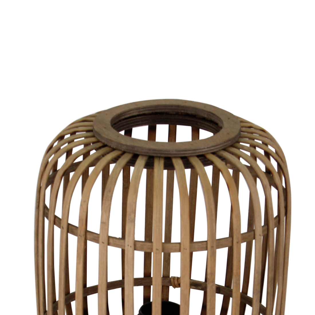 Various Table Lamp - Rattan Shade - Ø22cm - Total Height 42cm - Metal Tripod - Stylish Table Lamp