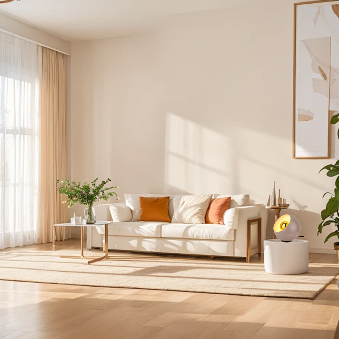 Lampada da Tavolo Sfera Variabile – Design Elegante in Ø20 e Ø25 cm | Colori Diversi