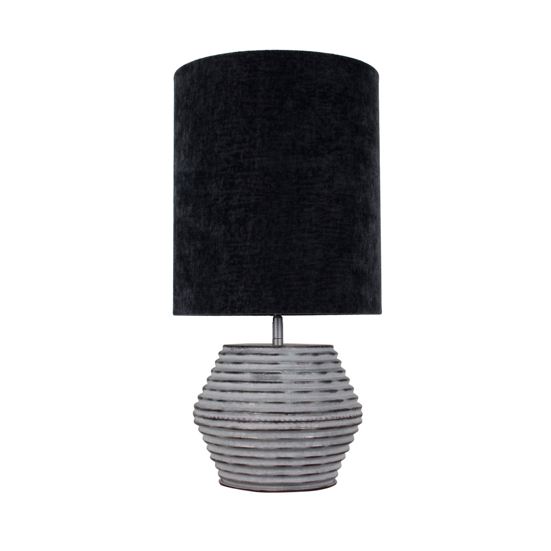 Various Tin Tischlampe Silber Ø20 cm – E27