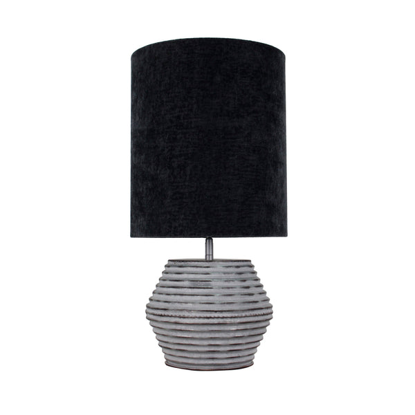 Various Tin Tischlampe Silber Ø20 cm – E27