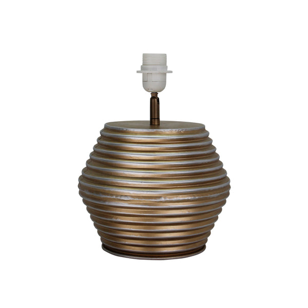 E27-fähige Tischlampe Various Tin – Gold