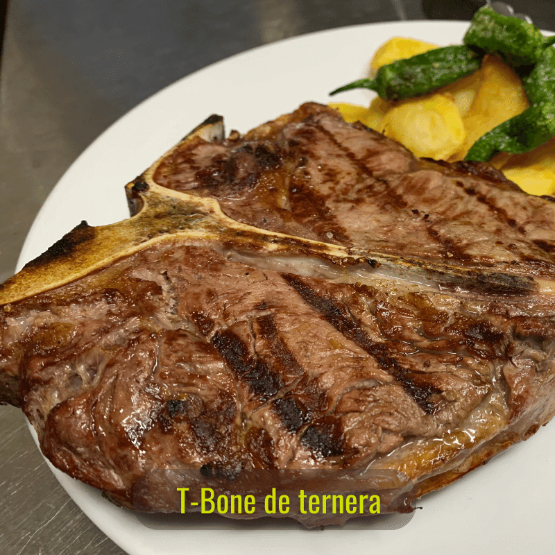 T-Bone de Carne de Ternera de un Año 600 g