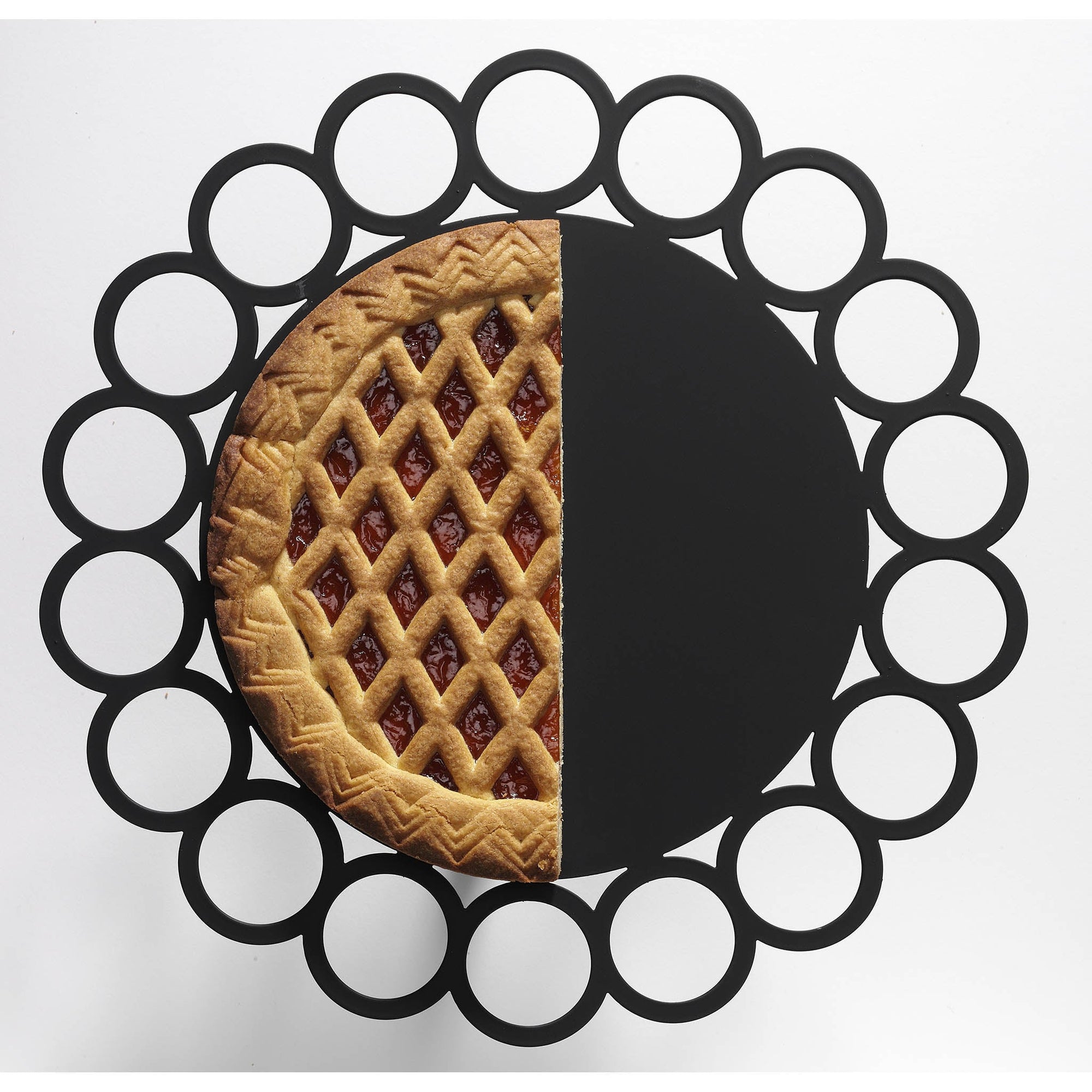 GIOCOROTONDO - BLACK CAKE STAND - SERAFINO ZANI