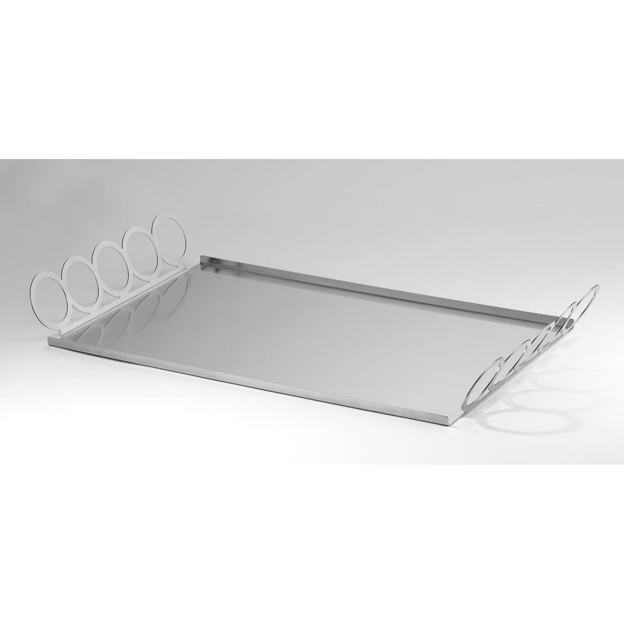 GIANT ROUND TRAY IN STEEL - SERAFINO ZANI