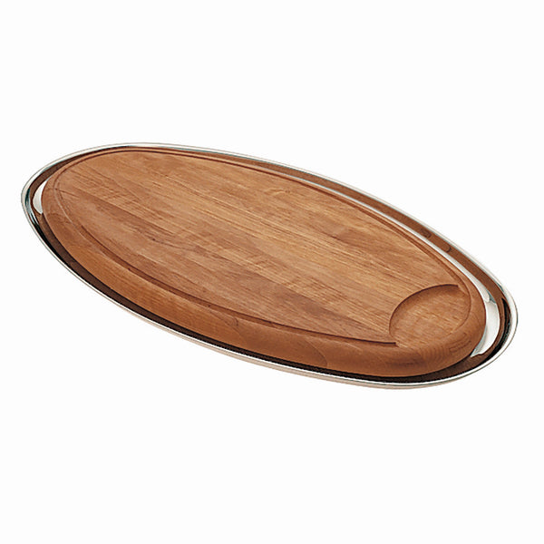 SERAPHINI - ROASTING TRAY WITH WOODEN CUTTING BOARD - SERAFINO ZANI