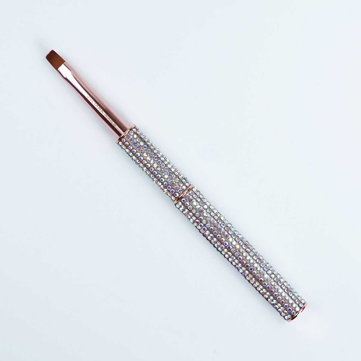 Gel Brush with Protective Cap - Diamond Line - Flat