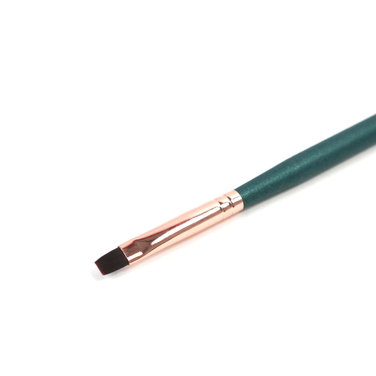 Gel Brush with Protective Cap - Green Edition - Flat No. 6