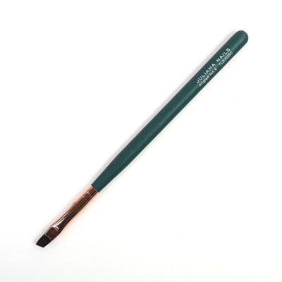 Gel Brush with Protective Cap - Green Edition - Angled No. 6