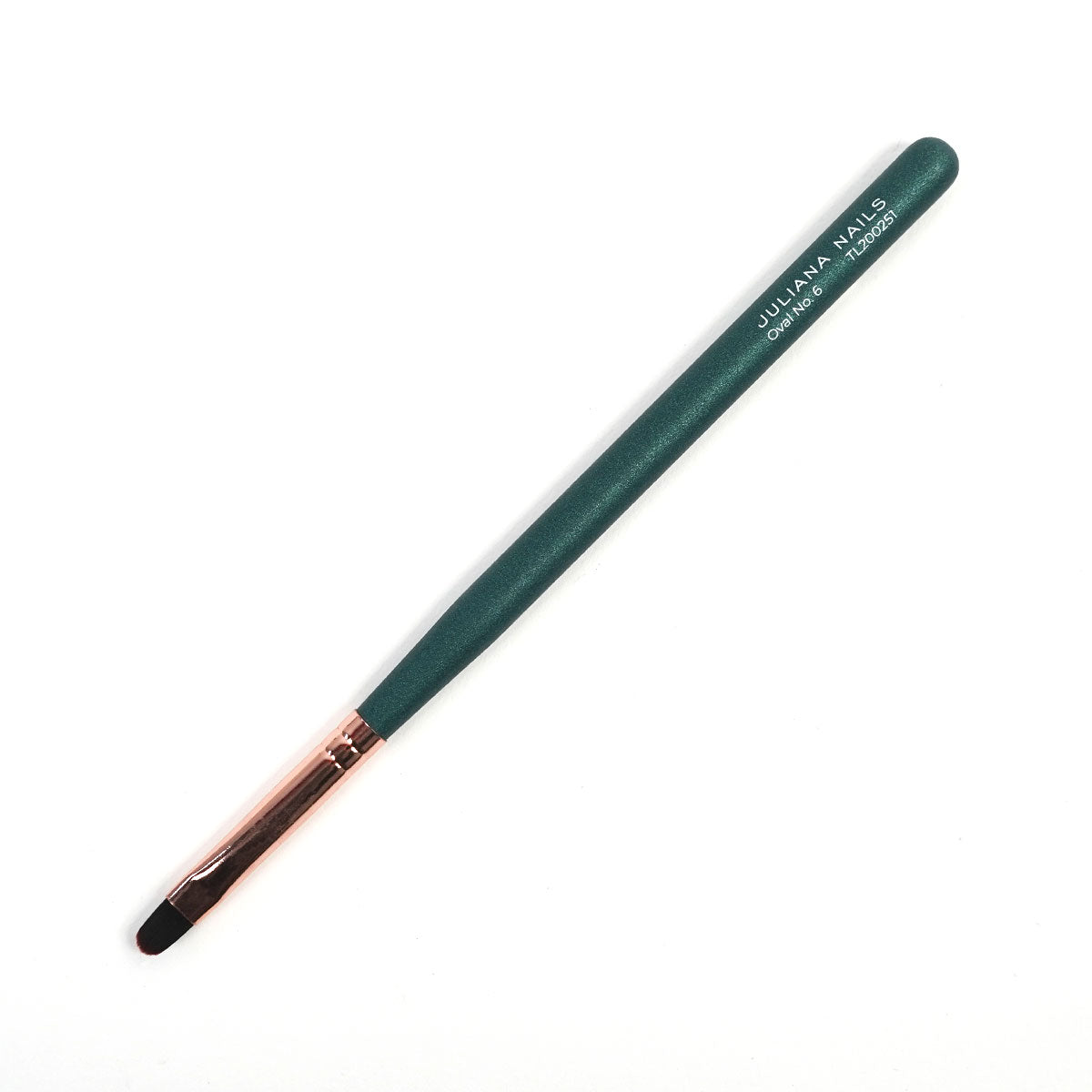 Gel Brush with Protective Cap - Green Edition - Oval No. 6