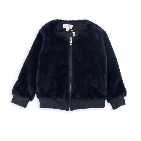 FAUX FUR BOMBER