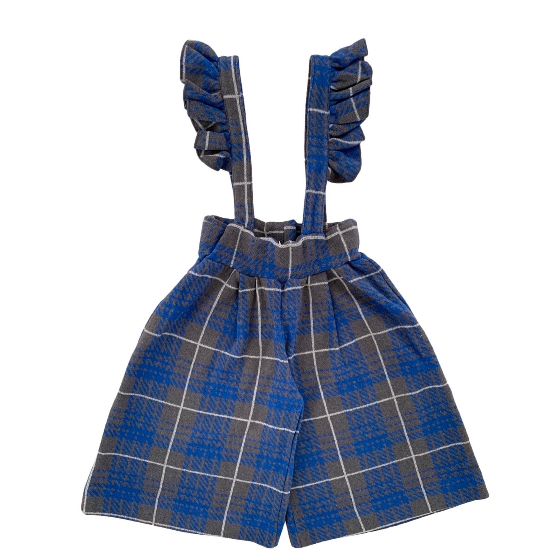 ROYAL BLUE MADRAS OVERALLS