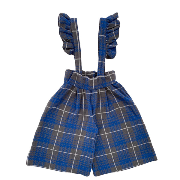 SALOPETTE MADRAS BLU ROYALE