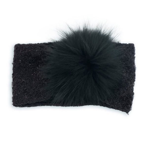 FASCIA IN MAGLINA NERA LUREX