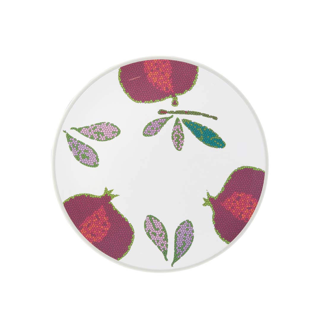 POMEGRANATE - FLAT PLATE 2 PCS - TOUCH-MEL