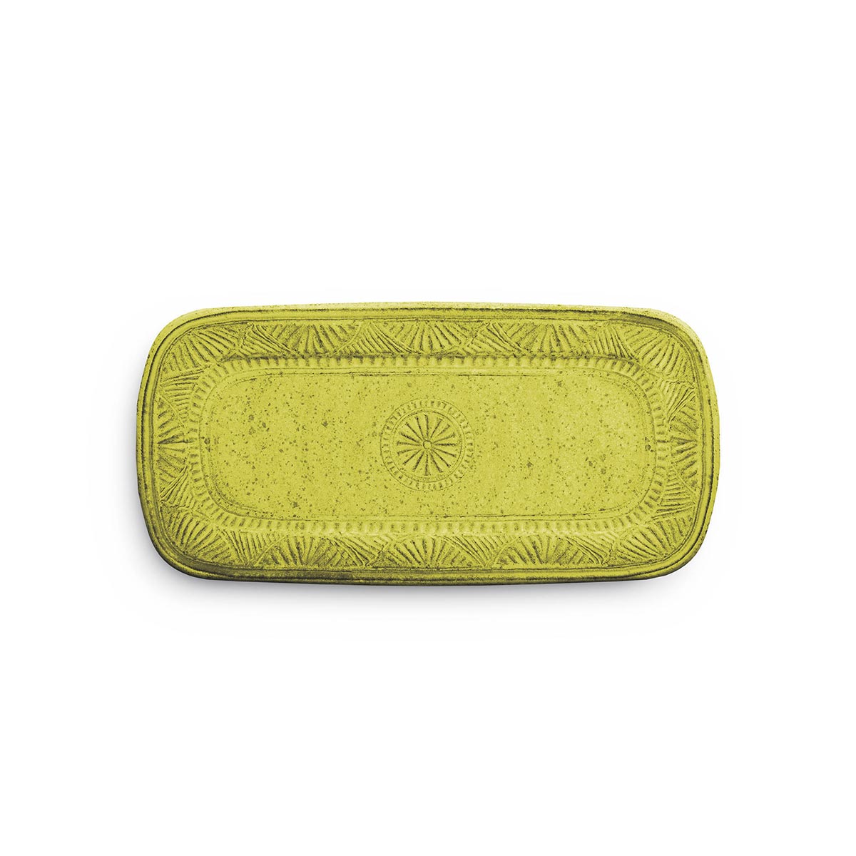 MONO YELLOW - RECTANGULAR TRAY - TOUCH-MEL