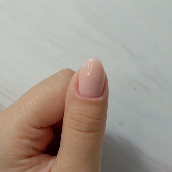 Press-On Halfcover Tips Transparent – Almond - Medium (120 pcs.)