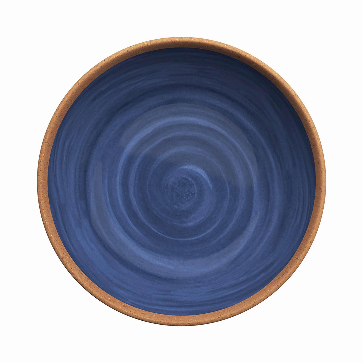 NATURAL - BLUE DEEP PLATE - TOUCH-MEL