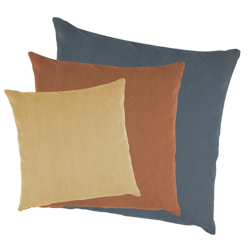 Fodera cuscino arredo per divani, misura 40x40 cm, cuscino in cotone lavato, Uluna, Arketicom (4586218029114)