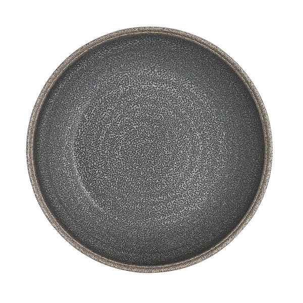 Rena Black Deep Plate - 2 pcs