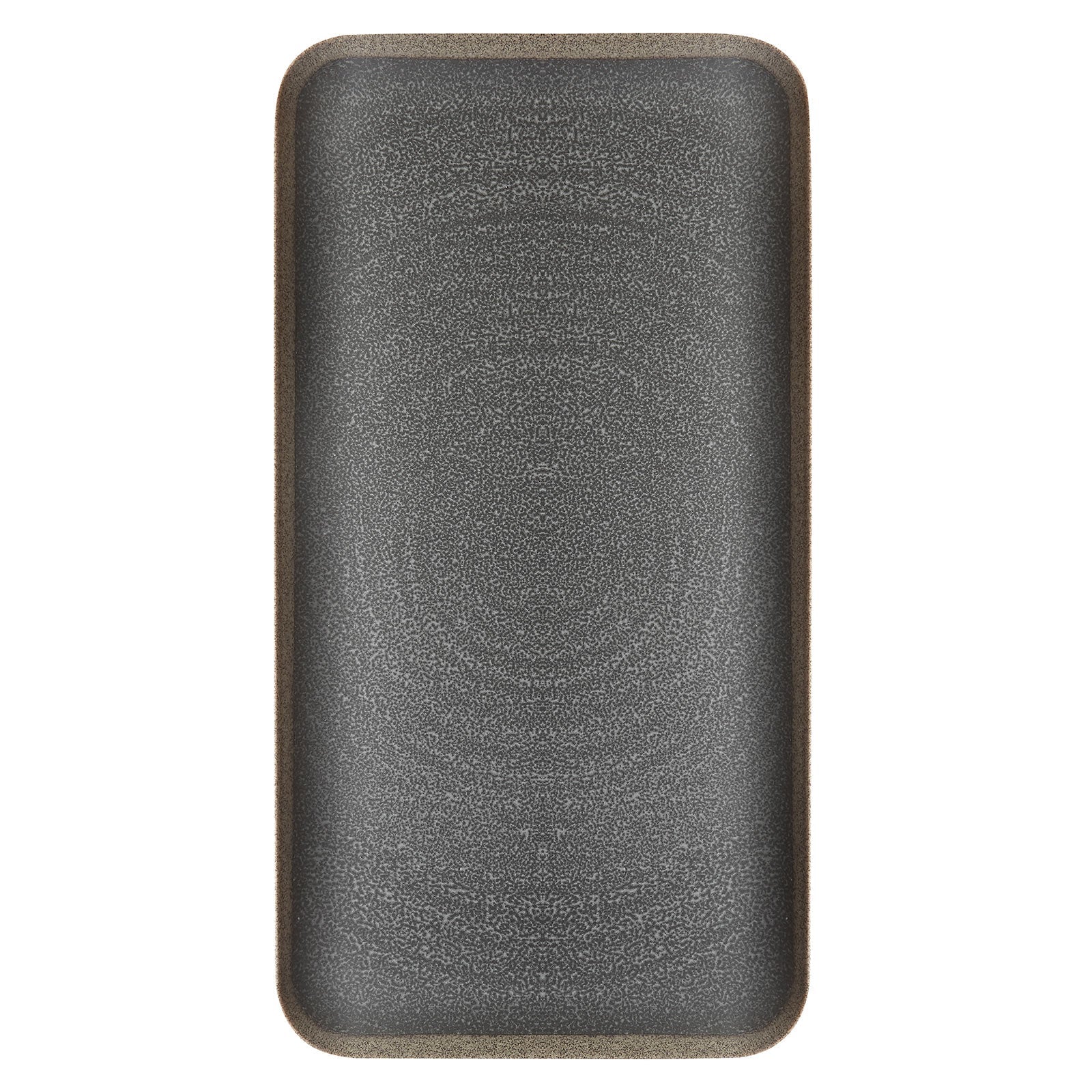 BLACK SAND - LARGE RECTANGULAR TRAY - TOUCH-MEL