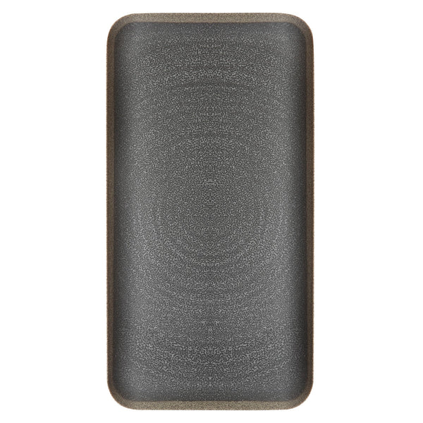 BLACK SAND - LARGE RECTANGULAR TRAY - TOUCH-MEL