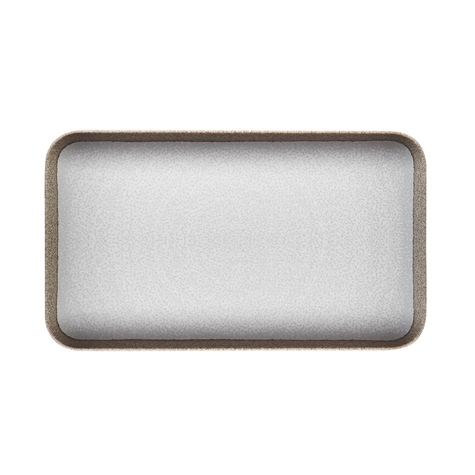 WHITE SAND - SMALL RECTANGULAR TRAY - TOUCH-MEL