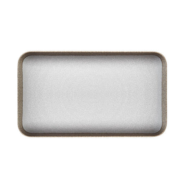 WHITE SAND - SMALL RECTANGULAR TRAY - TOUCH-MEL
