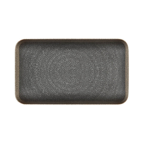 Touch-MeL Vassoio rettangolare piccolo Rena Nera 22 × 13 cm