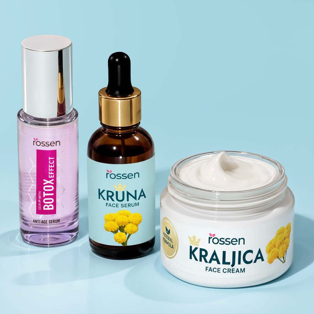 Krona serum, evening face care