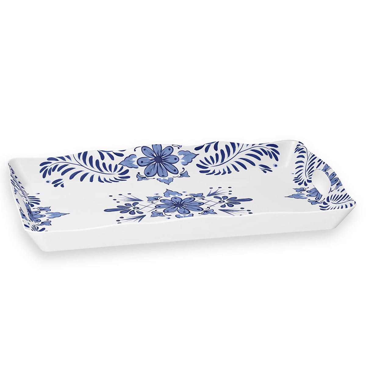 SANTORINI - RECTANGULAR TRAY WITH HANDLES - TOUCH-MEL