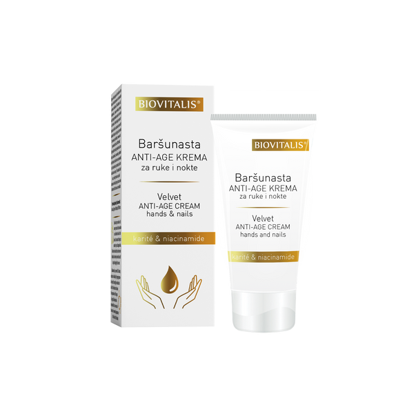 Creme Anti-Idade para Mãos e Unhas aveludado