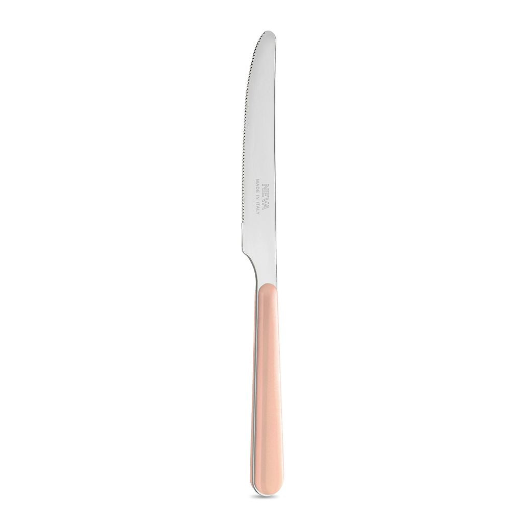 4 Coltelli Tavola - Tinta Unita Rosa Antico Polveroso LD14118PLO