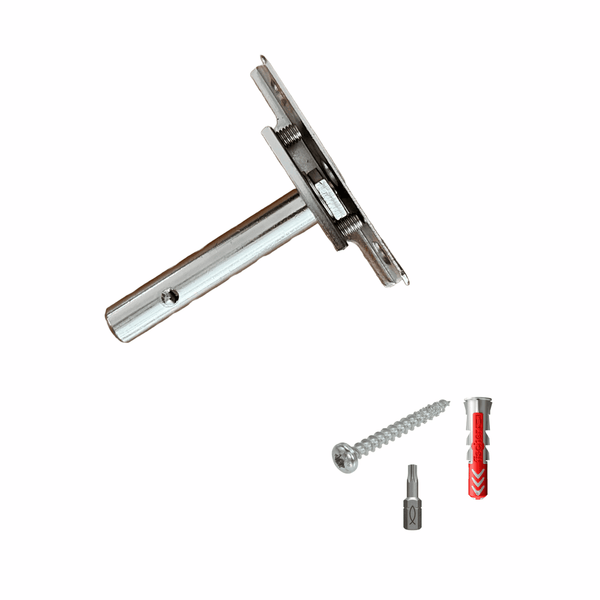 Supporto per mensola invisibile - Supporto a T - 75 mm